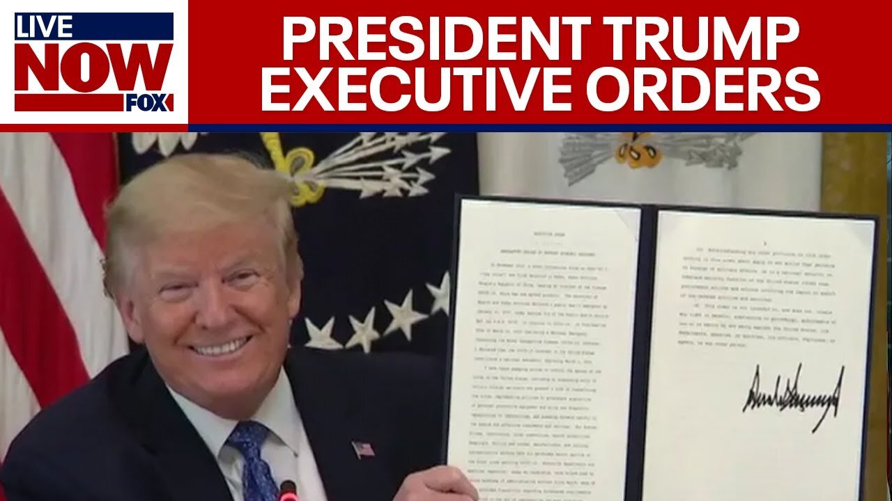 News Today: President Donald Trump signs Executive Orders and speaks inside Oval Office