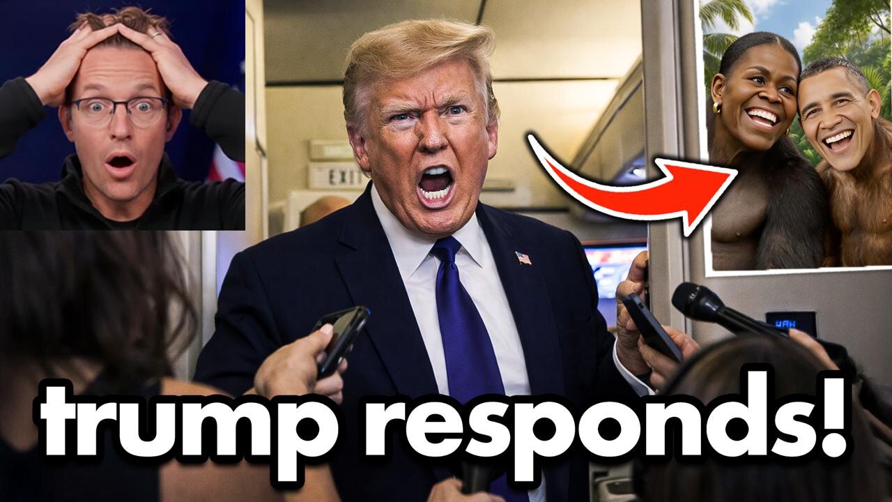Trump’s Response to Obama Monkey Meme BREAKS…