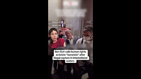 Ben-Gvir calls Activists “Terrorists”