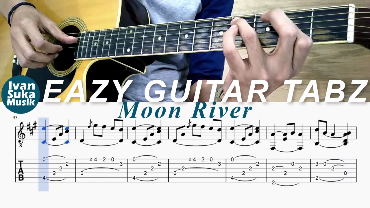 Moon River Fingerstyle Guitar with TABS