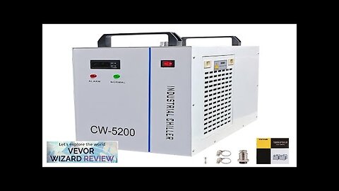 VEVOR Industrial Water Chiller CW5200DG 8.5L 1400W 0.93HP Water Cooler Cools 5200 Review