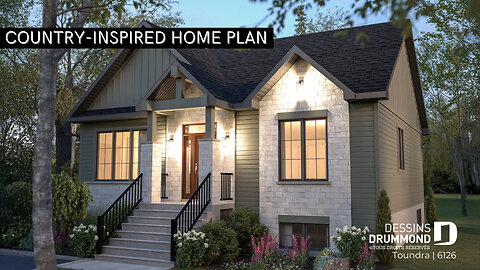 3D Tour | Country House Plan Toundra | Drummond House Plans