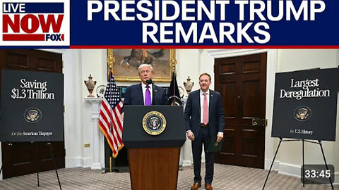 Trump: "largest deregulatory action" in U.S. history