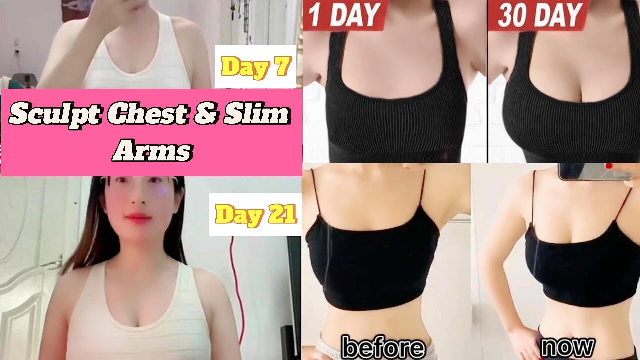 💪 10-Minute Chest & Arm Workout | Slim, Tone & Sculpt at Home – No Equipment