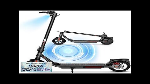 SISIGAD Electric Scooter Adults Peak 500W Motor8.5" Solid Tires15 Miles Long Range Review