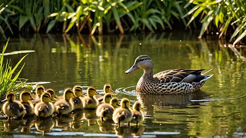 MOTHER Duck Saves The Day As Lost Ducklings Call For Mom___