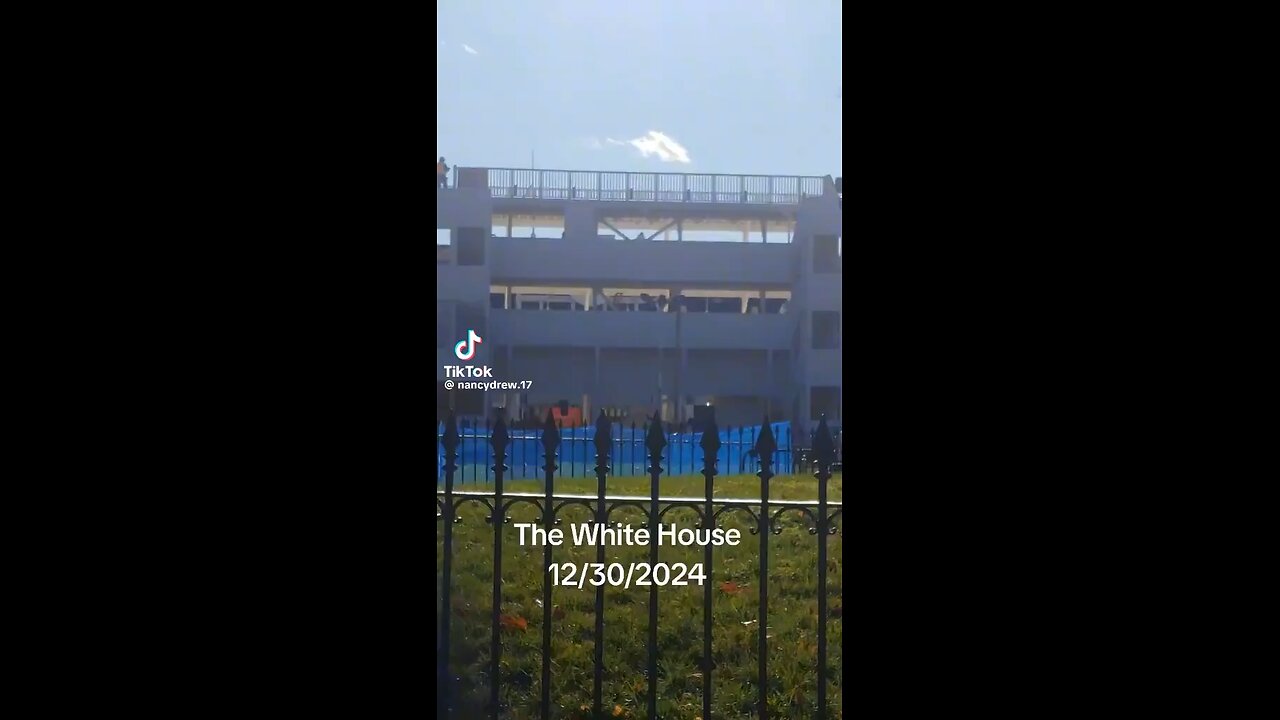 The white house structure