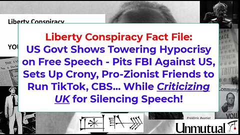 Facts: Trump Targets Speech, Helps Zionists Get TikTok, But PRAISES UK Speech
