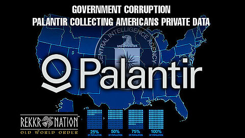 Government Corruption Israel Zionist Company - Palantir Private Entity Collecting Americans Data