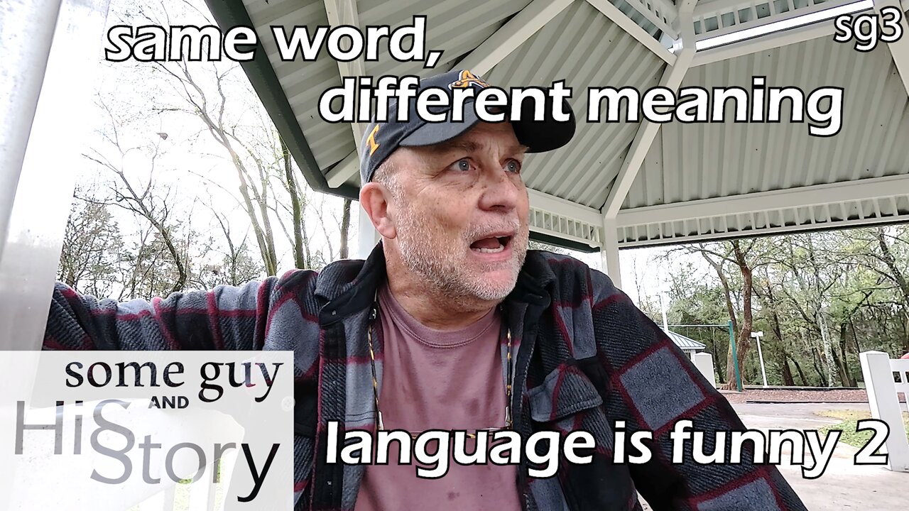 same word, different meaning | some guy and his story - language is funny part 2