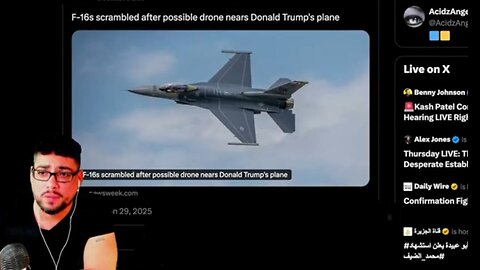 To Protect President Trump, Backup Plane's... F-16's & MH-65 Helicopter SCRAMBLED, as 'Possible' Drones TRIED To Approach