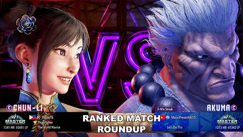 Kuya Kalbo SF6 Ranked Roundup. Chun Li Master Rank [Hori Fight Stick]