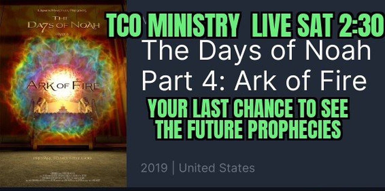 THE DAYS OF NOAH PART 4