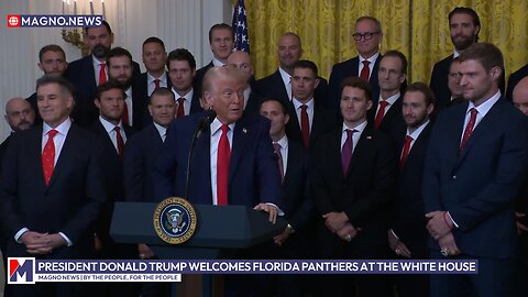 President Donald Trump welcomes Florida Panthers at The White House (Feb 03, 2025) [LIVE]