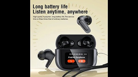 2024 New Wireless Earbuds with Touch Screen,