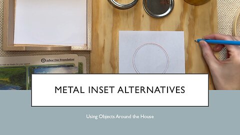 Metal Inset Alternatives: Using Objects Around the House for Lessons