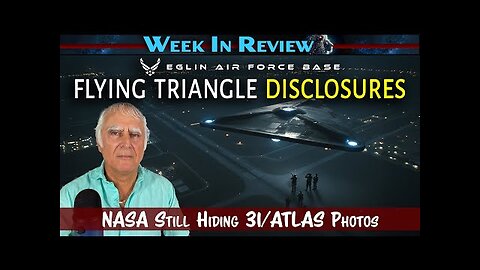 NASA Hiding 3I/Atlas Photos and Eglin AFB Flying Triangle Disclosures