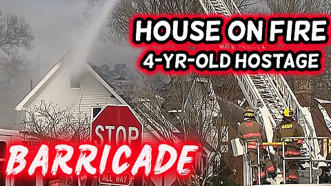 🔴WATCH LIVE: Akron, Ohio SWAT Standoff Escalates as House Catches Fire | Child Safely Released