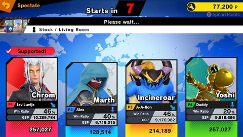 SSBU Online Spectator Mode with Special Characters Quickie 10/15/25 (with mostly Halloween Chars)