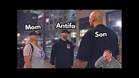 Antifa Bully Harasses Woman, Then Her SON Shows Up...