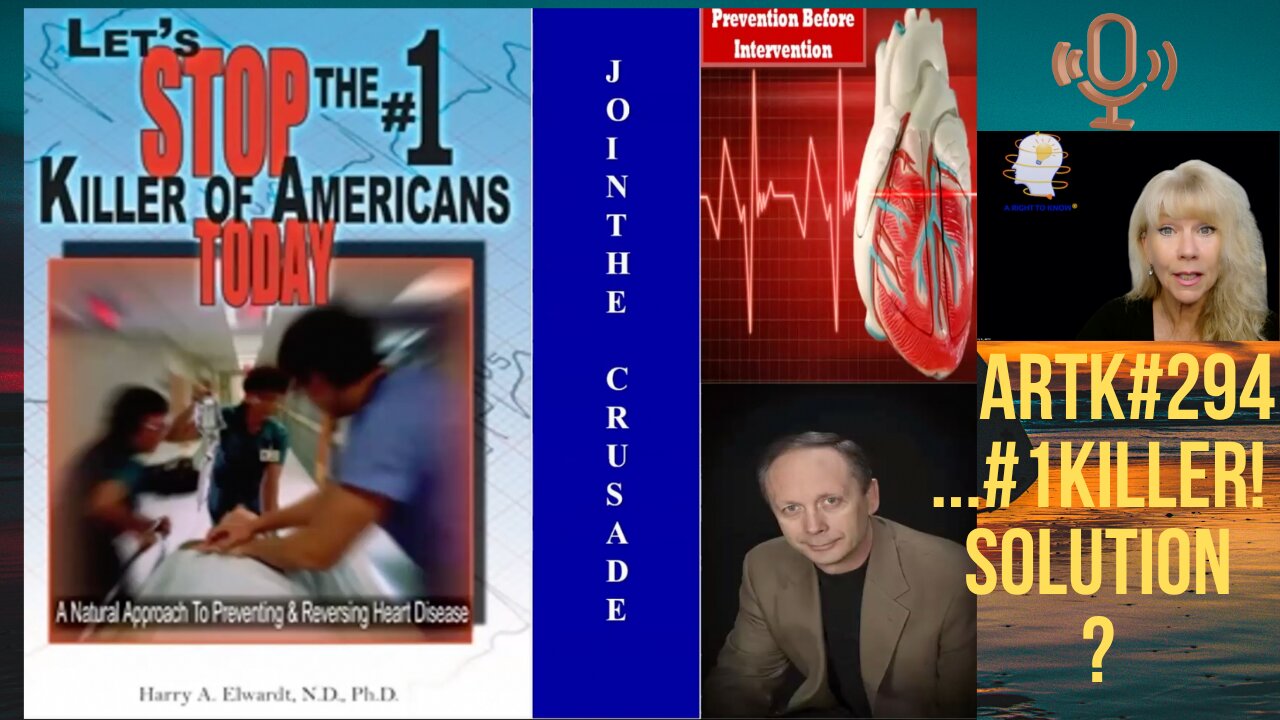 ARTK#294 LET'S STOP THE #1 KILLER OF AMERICANS! SOLUTION? WHAT IS 💥 "CARDIO FOR LIFE"? 👇