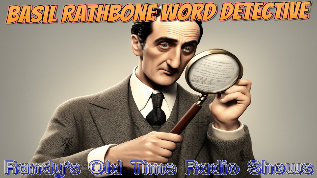 Basil Rathbone Word Detective 1959 Derrick