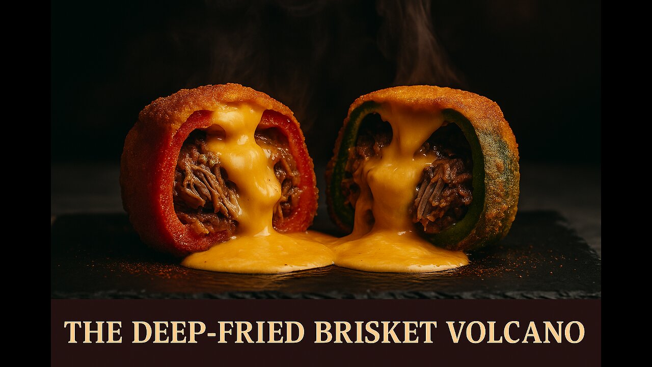 š„ The Deep-Fried Brisket Volcano | Stuffed Hash Brown Cheddar Peppers | FlavorVilleā¢