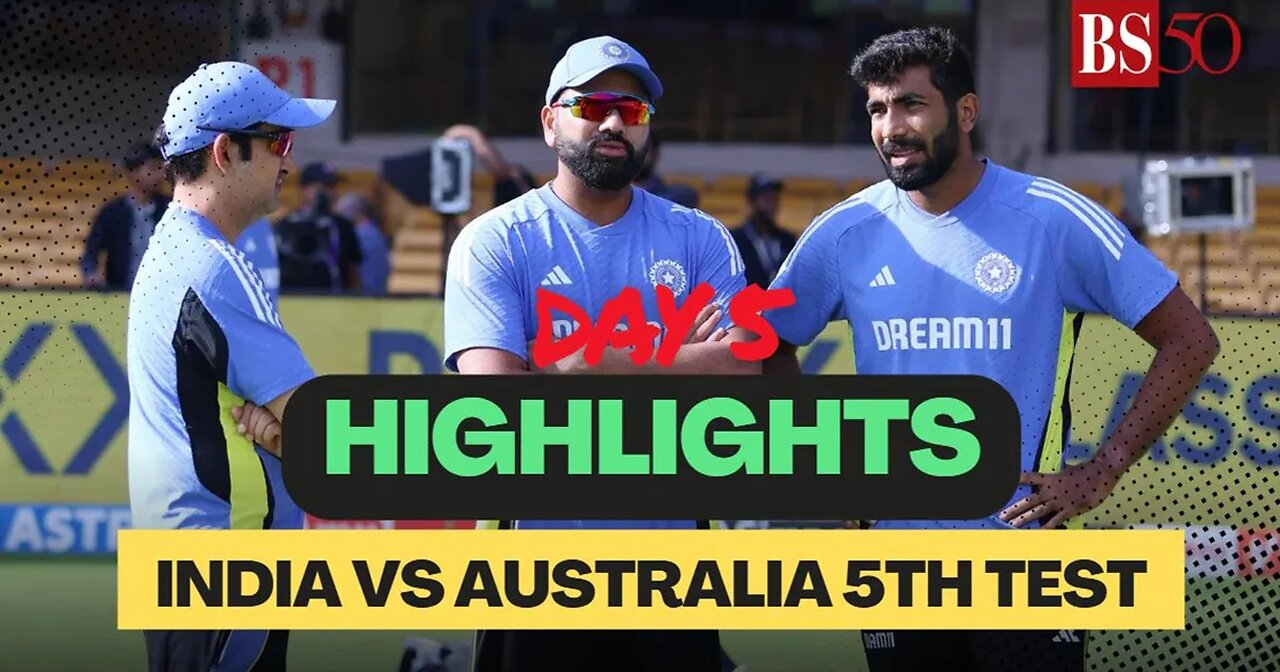 India vs Australia Full Highlights 5th Test 2025 Day 2 | IND VS AUS