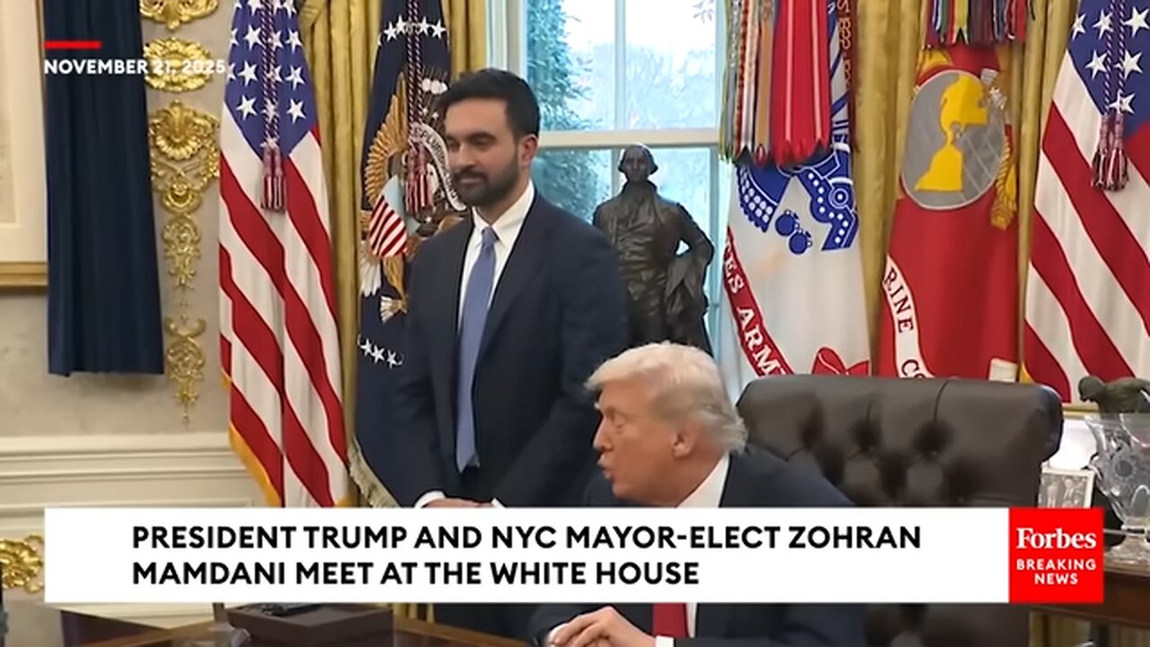 BREAKING NEWS: Trump And Mamdani Take Question After Question From Reporters In The Oval Office