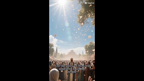 “And the glory of the Lord appeared to all the people.” — Leviticus 9:23