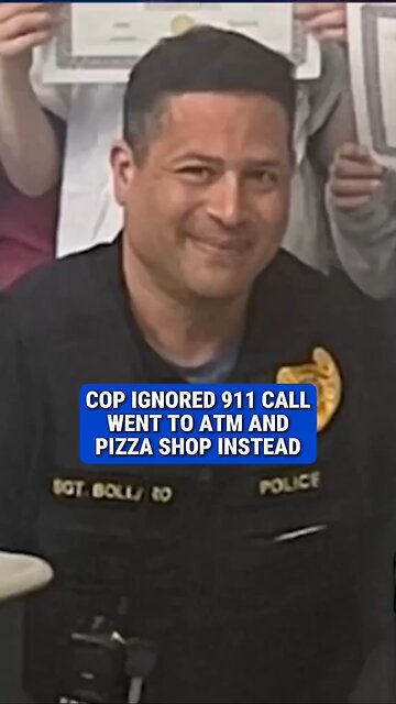 NJ cop skipped 911 call to visit ATM and grab pizza, sparking outrage.#newjersey #police #news #japd