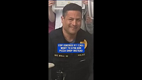 NJ cop skipped 911 call to visit ATM and grab pizza, sparking outrage.#newjersey #police #news #japd