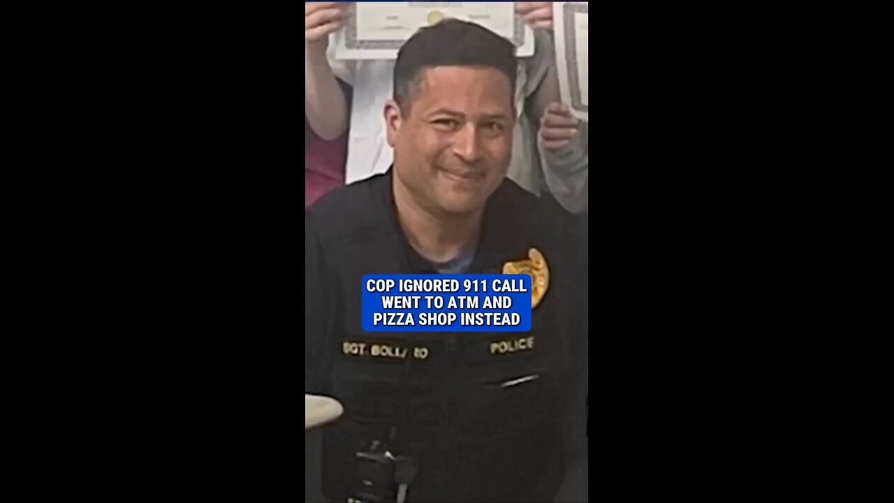 NJ cop skipped 911 call to visit ATM and grab pizza, sparking outrage.#newjersey #police #news #japd