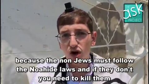 Jews say it's their "job" to spit on and kill Christians because g-d wants them to do so