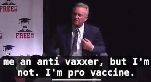 RFKjr. Completely Pro Nano tech Poisonous Vaccines
