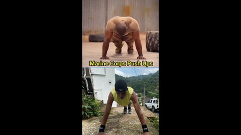 Marine push-up challenge