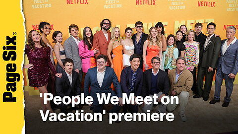 Tom Blyth, Emily Bader and more attend the 'People We Meet On Vacation' premiere