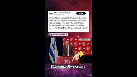 Jewish News Syndicate CEO pushes for massive Israel propaganda on Americans