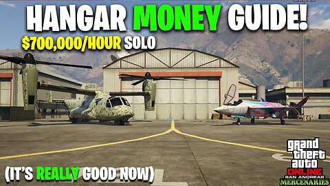 GTA 5 Online - Hangar Missions & Errands! Making Millions in the Skies! 💰🔥