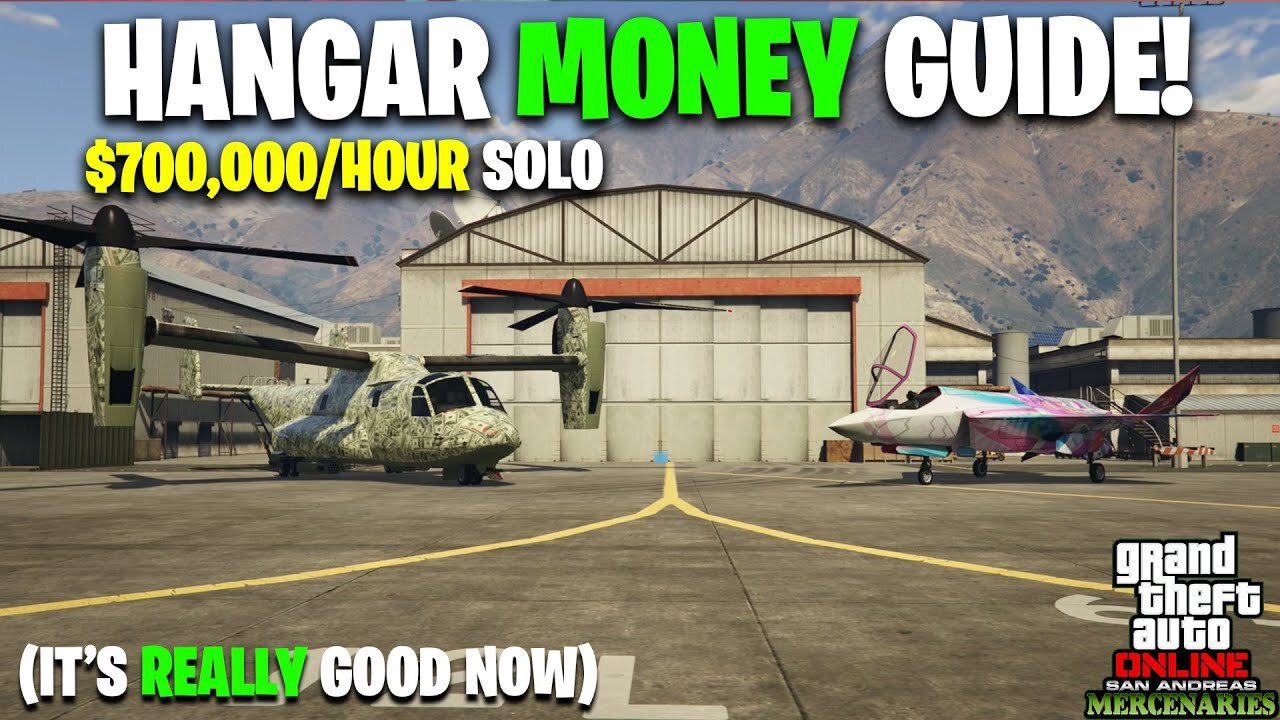 GTA 5 Online - Hangar Missions & Errands! Making Millions in the Skies! 💰🔥