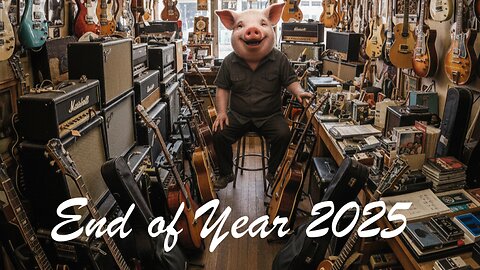 End of Year 2025: Guitars, Guitars, Guitars and 2 Basses!