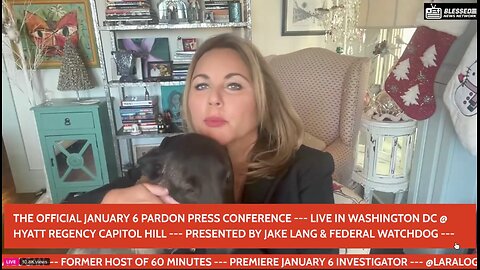 January 6 Press Conference- Treniss Evans, Mike Lindell, Lara Logan - Blessed News 1 6 2025