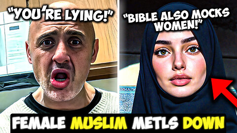 WOW! CRAZY Female Muslim ATTACKS The BIBLE... And COMPLETELY BACKFIRES + HONEST Muslim Calls Sam