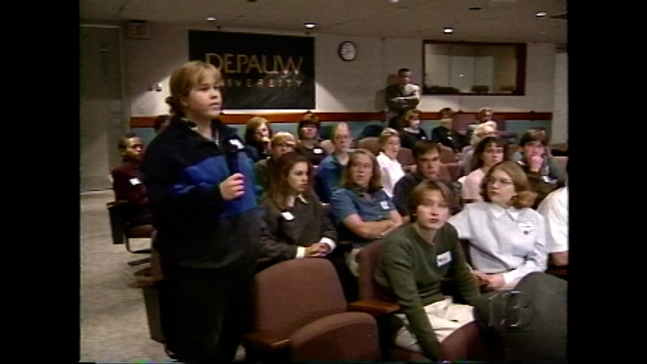 September 27, 1997 - WTHR Segment Features DePauw University Student Volunteers