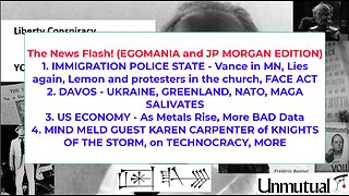 Liberty Conspiracy LIVE 1-22-26 Greenland, WEF, GAZA, ICE, MINDMELD