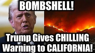 BOMBSHELL! Trump Gives CHILLING Warning to CALIFORNIA!