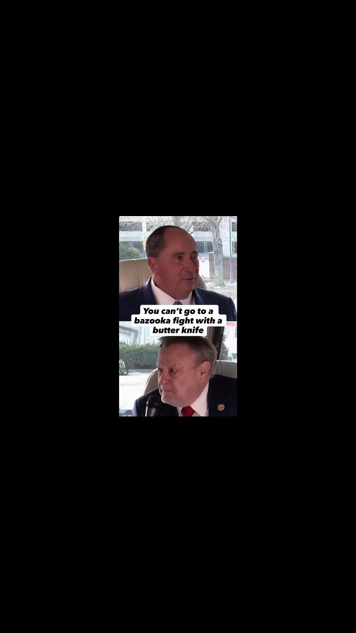 You can’t go to a bazooka fight with a butter knife