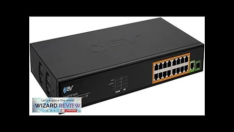 BV-Tech 16 Ports PoE+ Switch (16 Gigabit Ethernet Ports 1 Ethernet Review