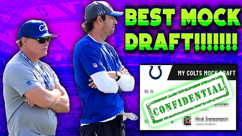 How This Mock Draft Can FIX The Colts