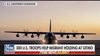 The first military flight of illegal aliens to Guantanamo Bay will take off later today